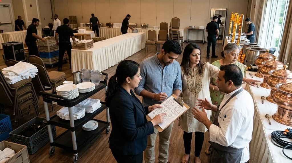 Indian Wedding Catering Checklist: Everything to Confirm Before (and After) Booking